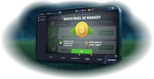 Mejora los niveles de tu mánager y de tu equipo